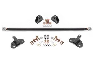 Ford Mustang Shock Mount & Brace Kit - Rear - BMR Suspension - Steel - Black Hammertone - `24-`25